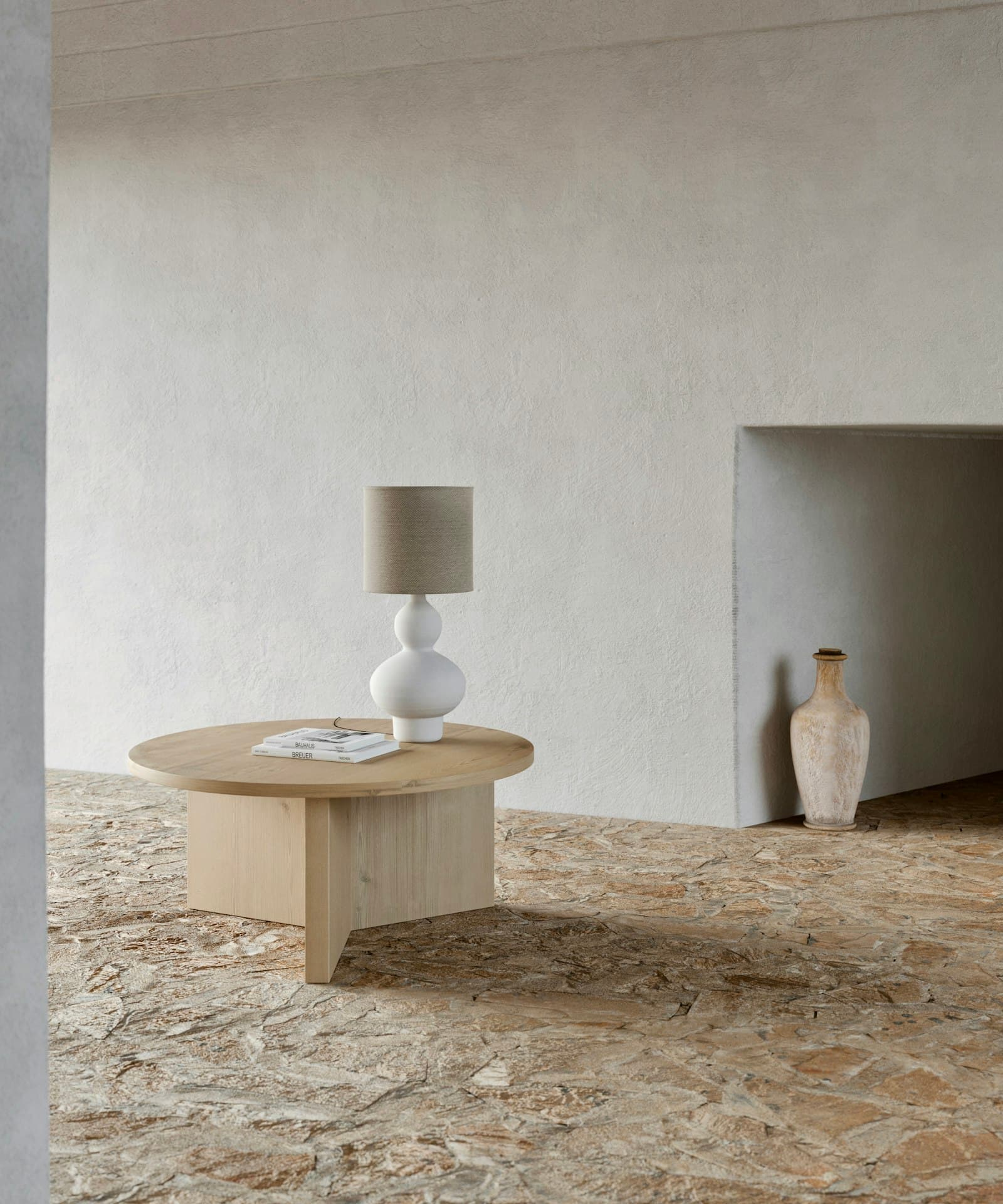 Talla Travertine Coffee Table